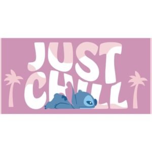 Serviette de Plage Stitch - Just Chill - 70x140cm