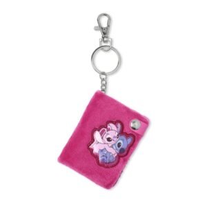 Mini Portefeuille Porte-Clés Stitch et Angel