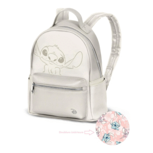 Sac à dos Stitch - 28x24x11cm - Blanc